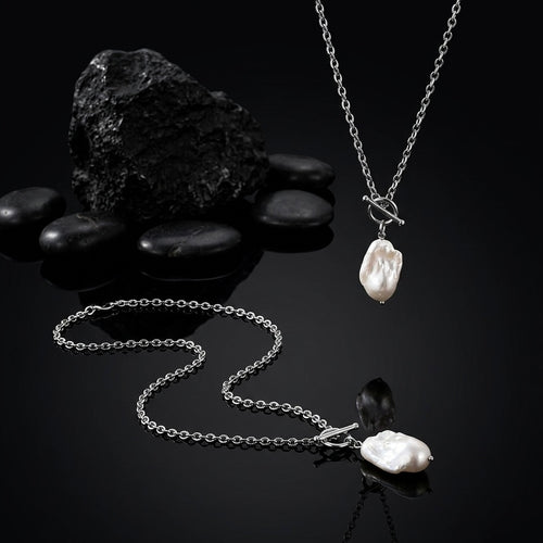 Isflak-Baroque Pearl OT Chain