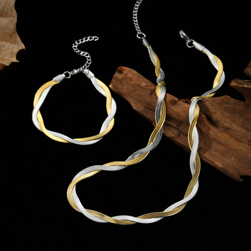 Duo-Tone Snake Chain Set