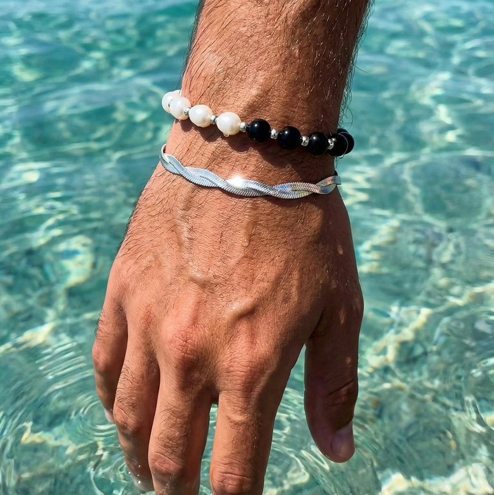 Två-Freshwater Pearls Bracelet