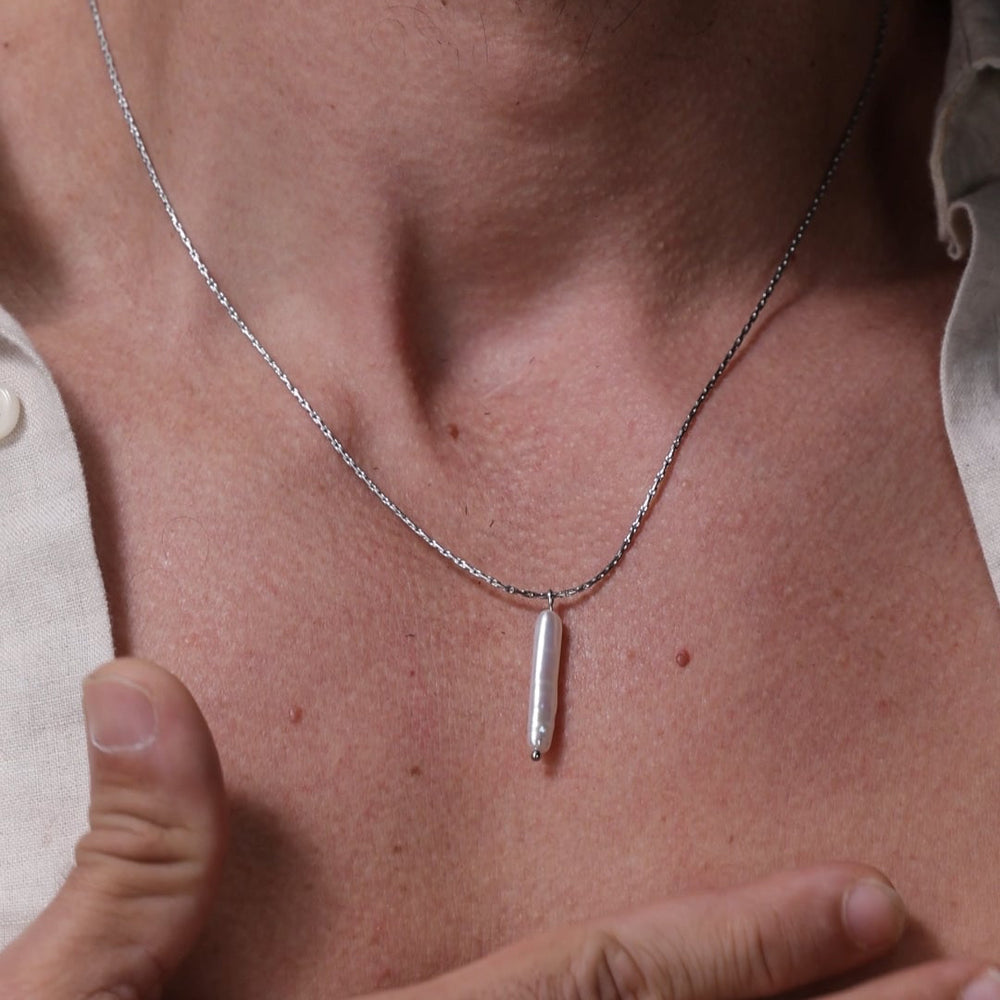 Stick-Baroque Pearl Chain
