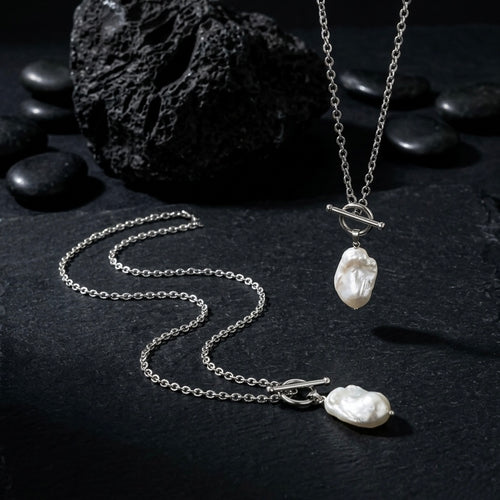 Isflak-Baroque Pearl OT Chain
