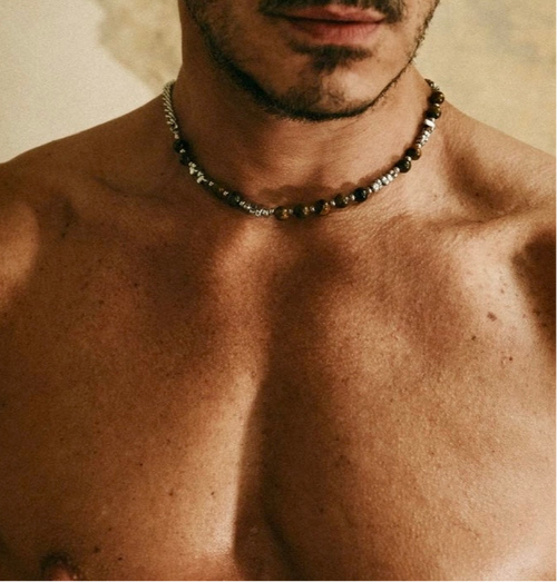 Tiger's Eye Cuban Chain