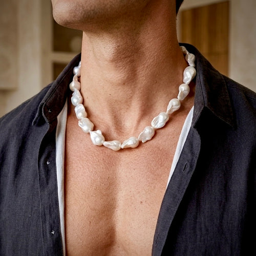 STJÄL-Baroque Pearls Necklace