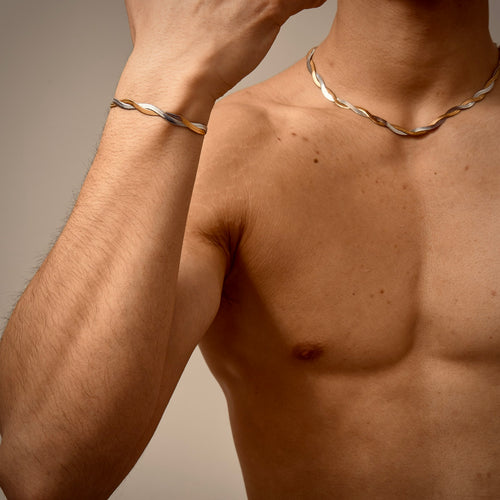 Duo-Tone Snake Chain Set