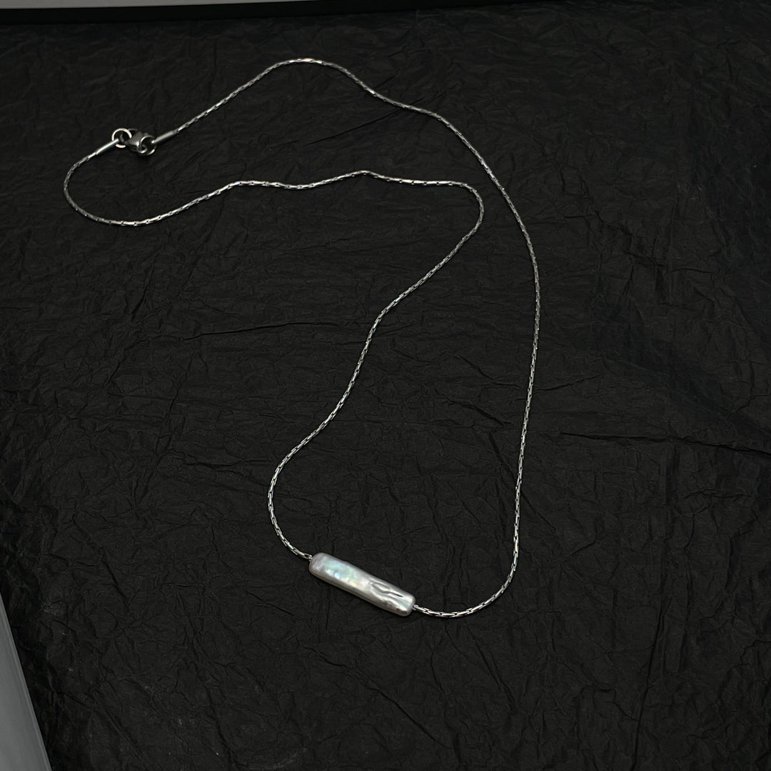 Bar-Baroque Pearl Chain