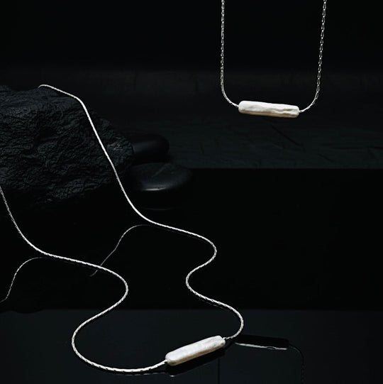 Bar-Baroque Pearl Chain