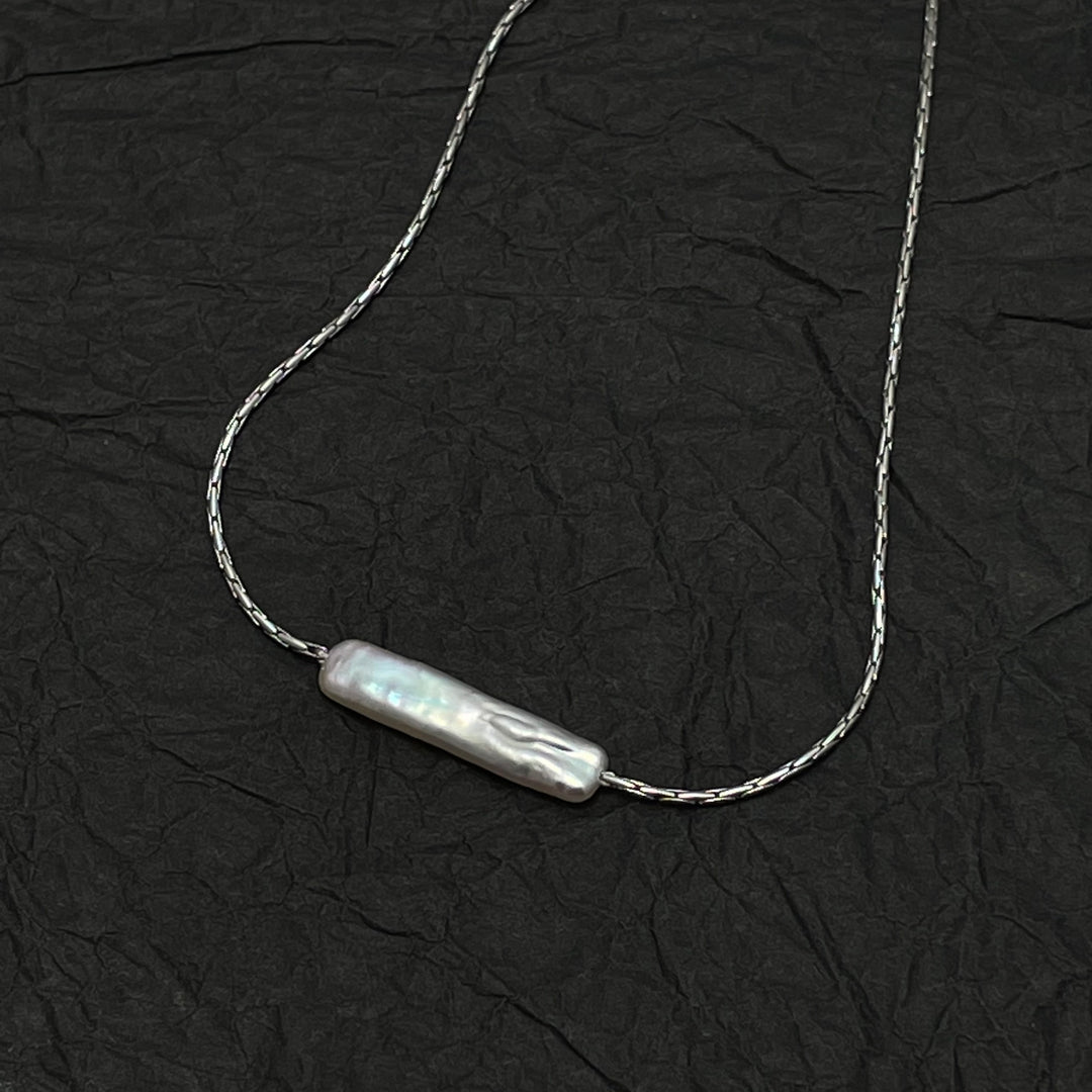 Bar-Baroque Pearl Chain