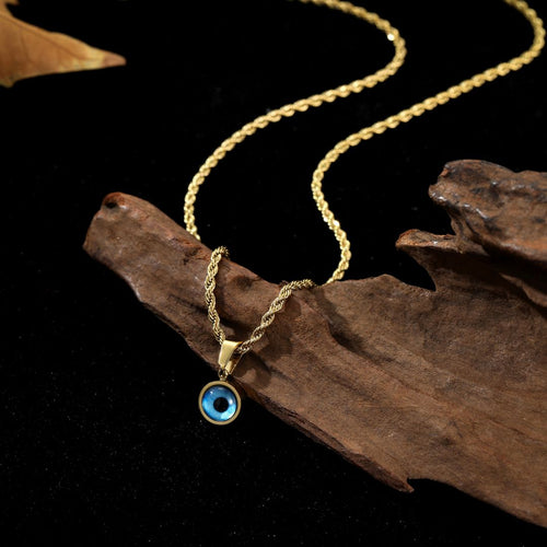 Blue Eye - Braided Chain