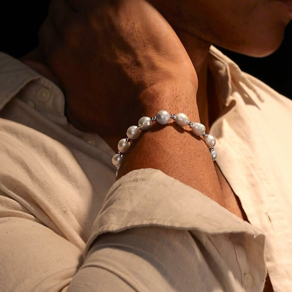 Äkta-Baroque Pearls Bracelet