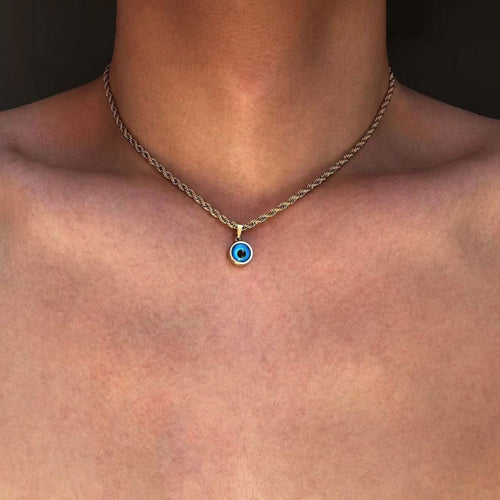 Blue Eye - Braided Chain