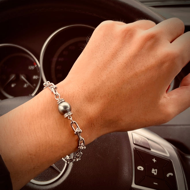 Natural Tahitian Pearl Bracelet (seawater pearl)