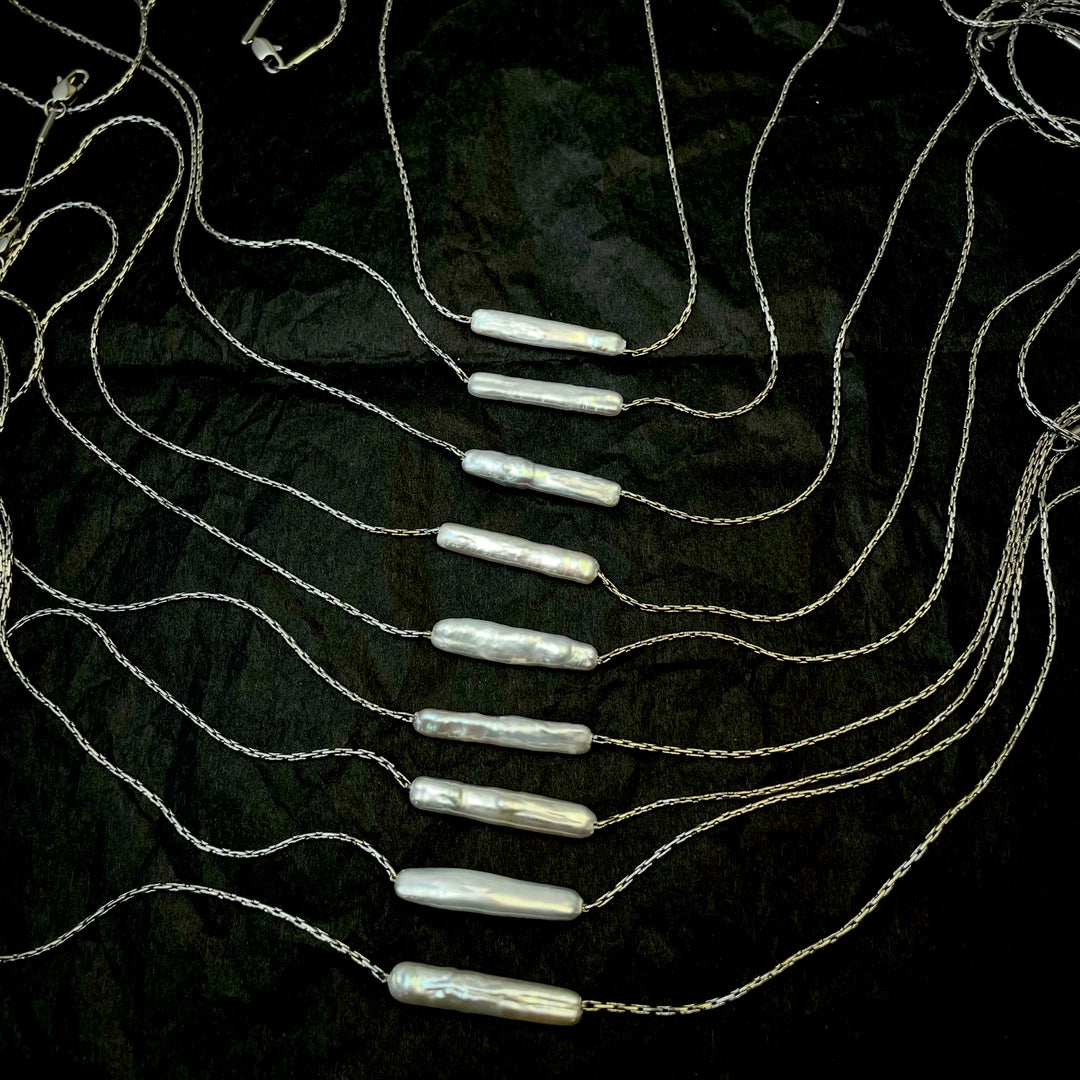 Bar-Baroque Pearl Chain