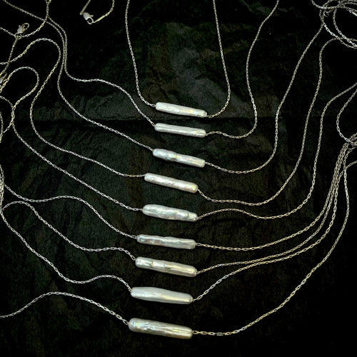 Bar-Baroque Pearl Chain