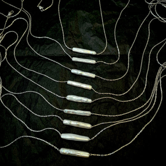 Bar-Baroque Pearl Chain