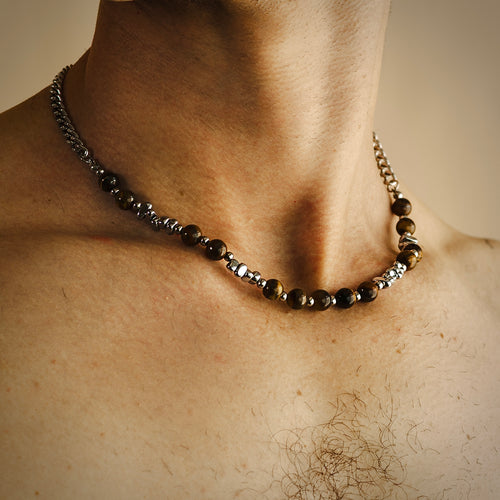 Tiger's Eye Cuban Chain