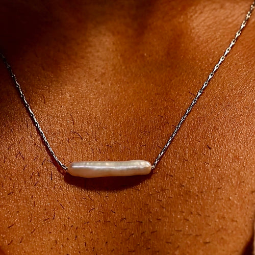 Bar-Baroque Pearl Chain