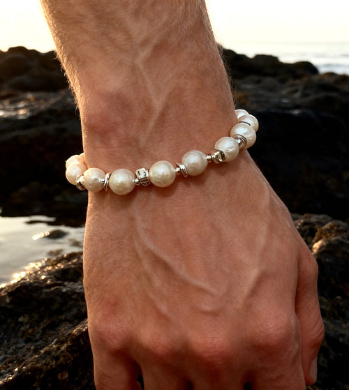 Äkta-Baroque Pearls Bracelet