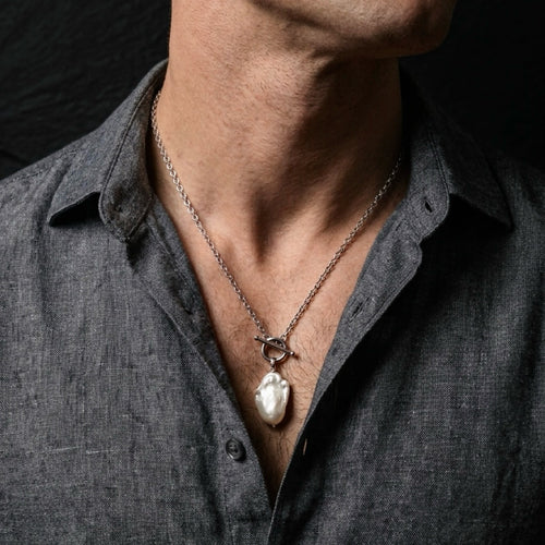 Isflak-Baroque Pearl OT Chain
