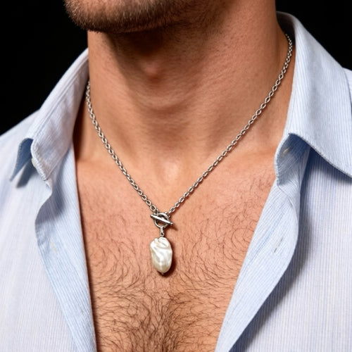 Isflak-Baroque Pearl OT Chain
