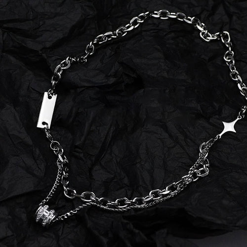 Sparkling Wheel Rolo Chain