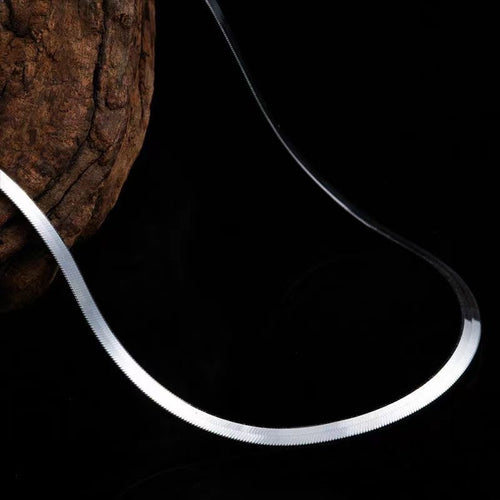 Single Flat Snake Chain