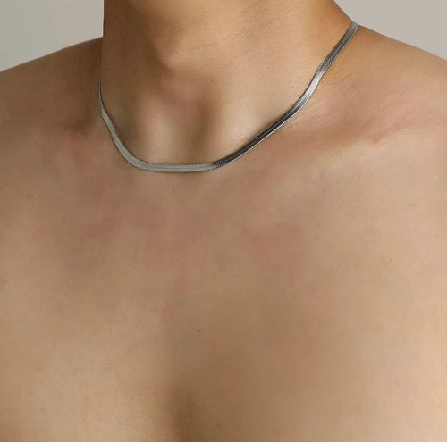 Single Flat Snake Chain