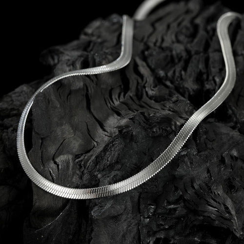 Single Flat Snake Chain