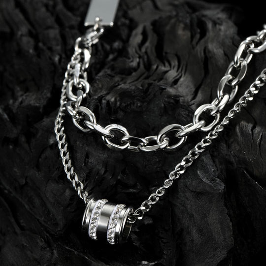 Sparkling Wheel Rolo Chain