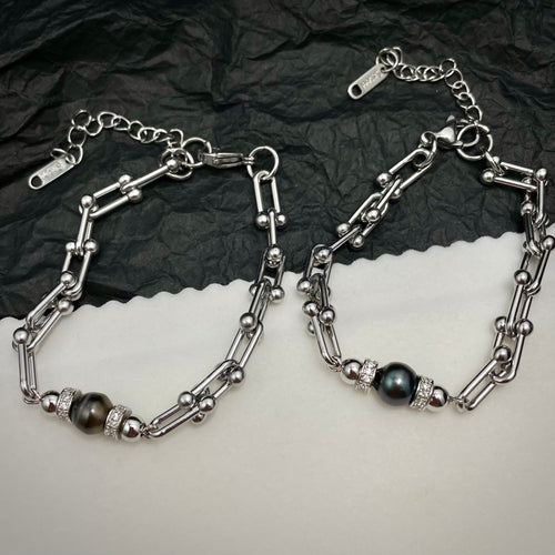 Natural Tahitian Pearl Bracelet (seawater pearl)