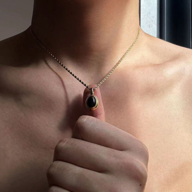 Svart Sten - Braided Chain