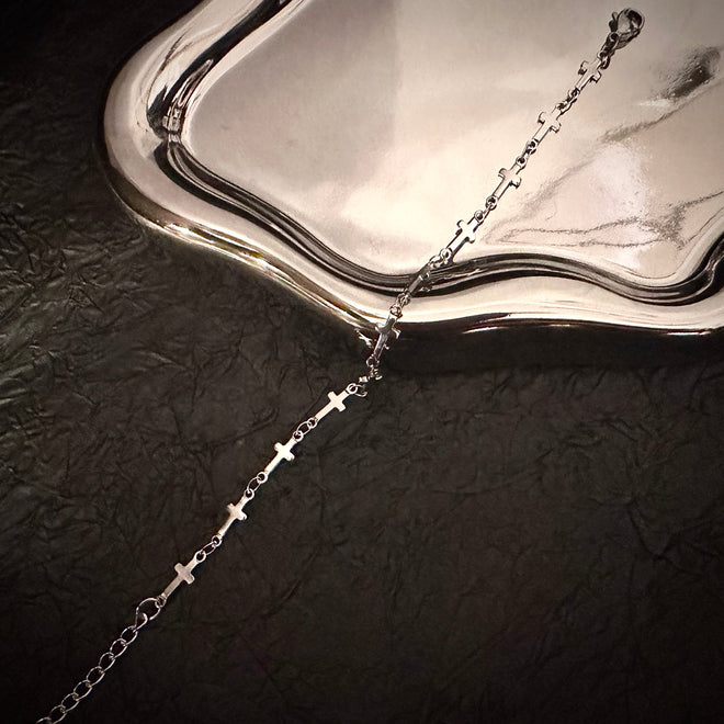 Cross Chain Bracelet
