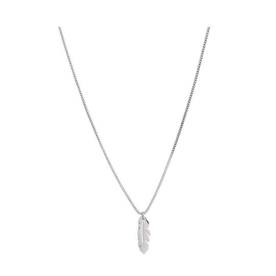Feather Box and Rolo Chain