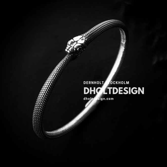 Serpent Cuff-Silver Plated