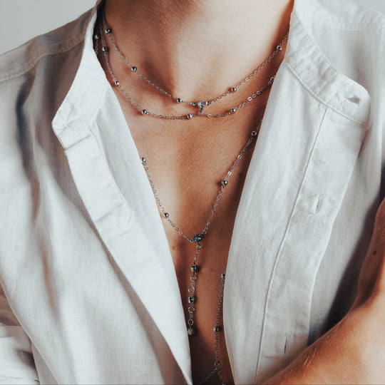 Gold Body Chain & Necklace Set