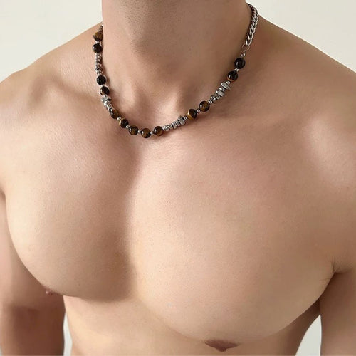Tiger's Eye Cuban Chain