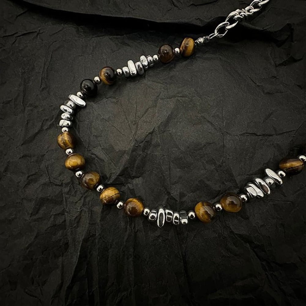 Tiger's Eye Cuban Chain