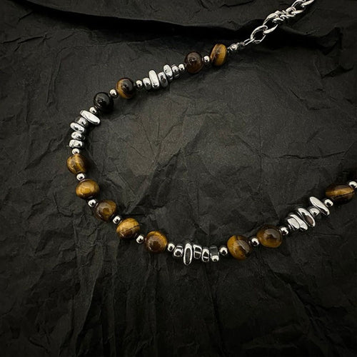 Tiger's Eye Cuban Chain